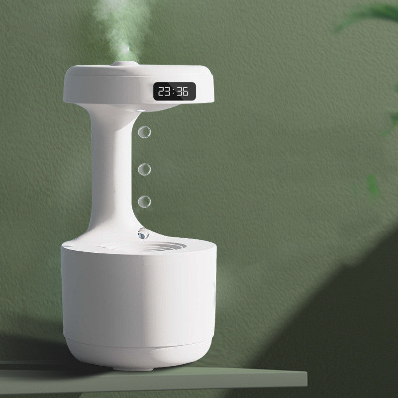 Stylish Anti-Gravity Humidifier With Clock