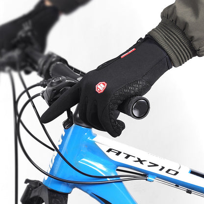 Waterproof Winter Sports Gloves – Touchscreen-Compatible with Fleece Lining for Motorcycle Riding & Outdoor Activities