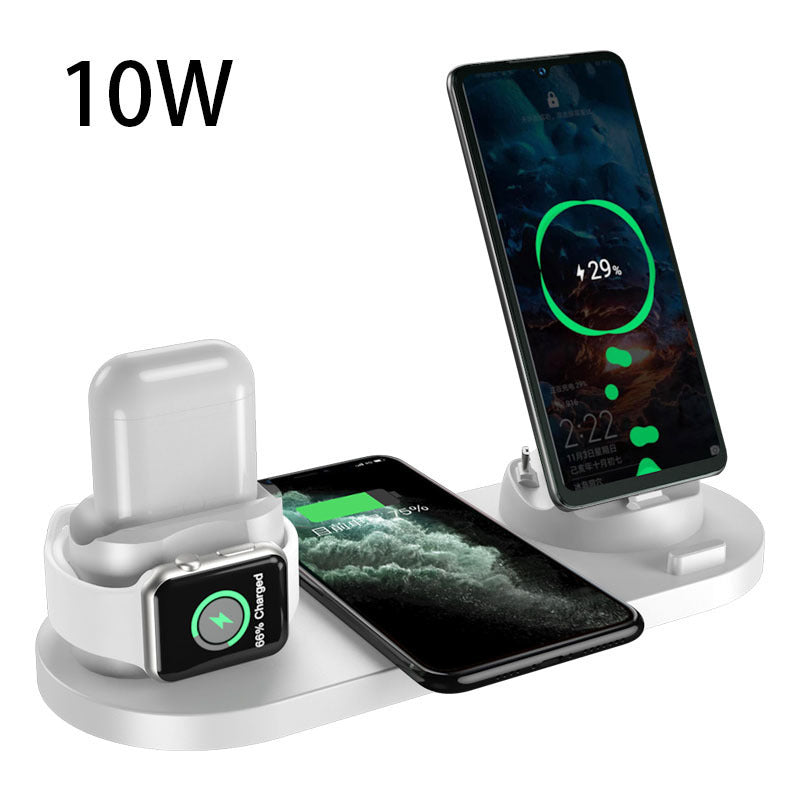 6 In 1 Wireless Fast Charging Dock Station - 1click2pick