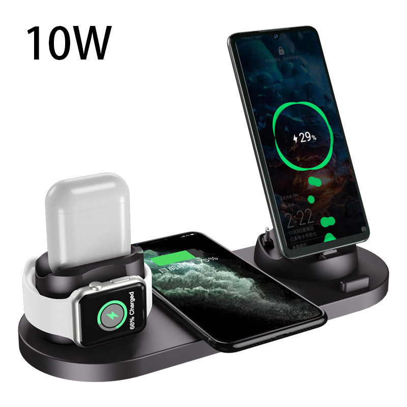 6 In 1 Wireless Fast Charging Dock Station - 1click2pick