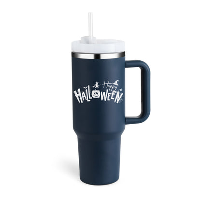 Tumbler With Handle Straw Insulated 40 Oz