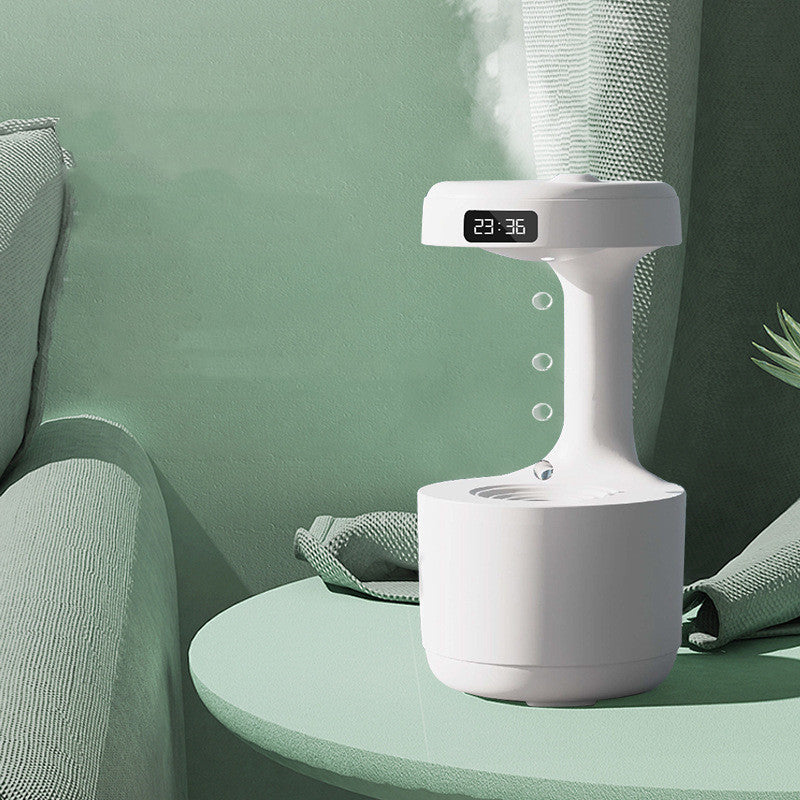 Stylish Anti-Gravity Humidifier With Clock