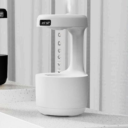 Stylish Anti-Gravity Humidifier With Clock