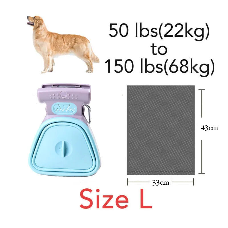 Foldable Pet Dog Poop Bag Dispenser