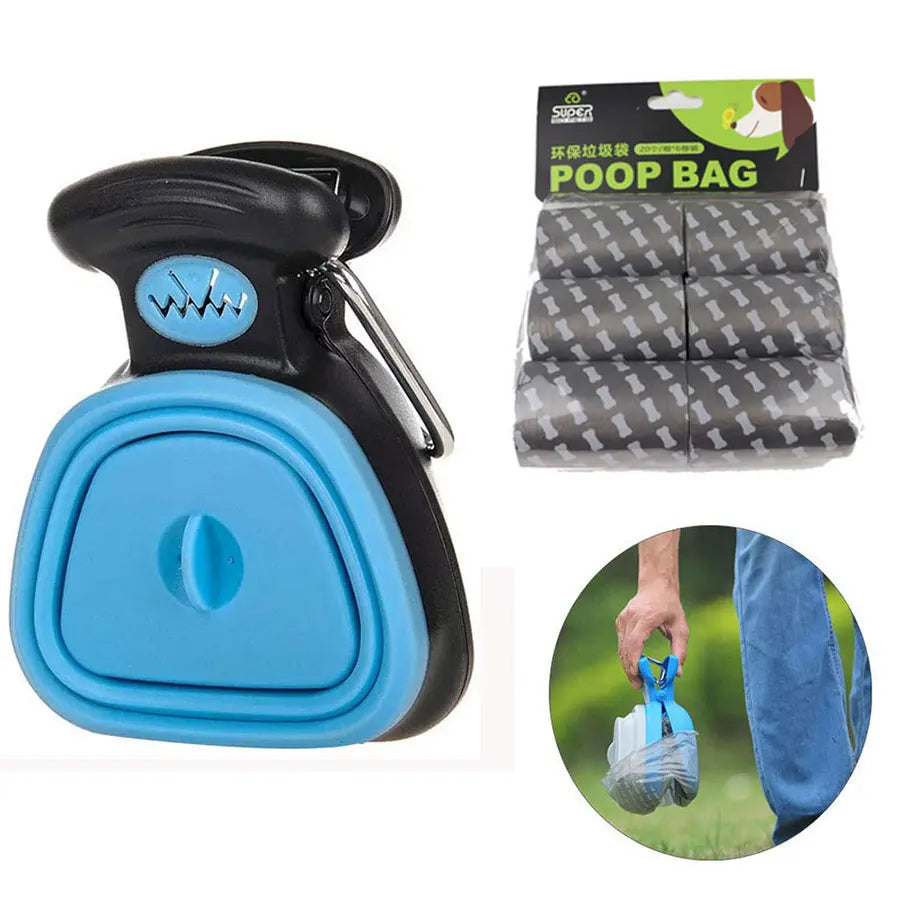 Foldable Pet Dog Poop Bag Dispenser