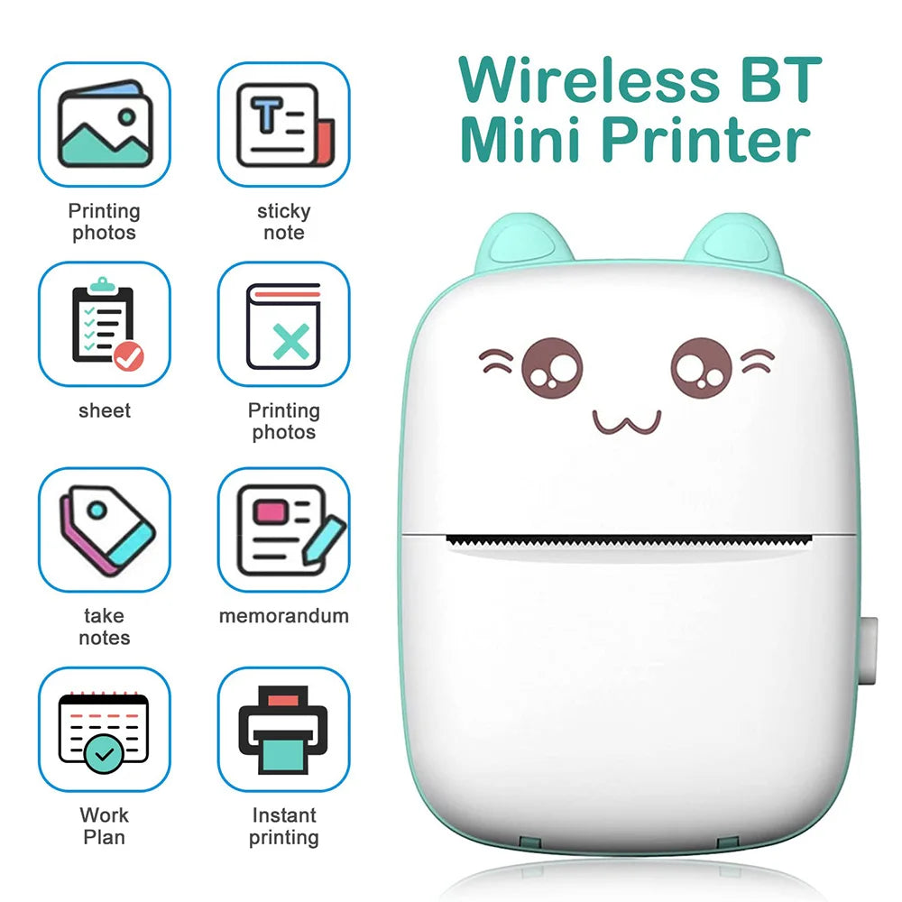 Mini Portable Wireless Smart Printer