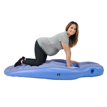 Inflatable Pregnancy Pillow & Yoga Mat – Maternity Sleeping Mattress for Comfort & Support During Pregnancy