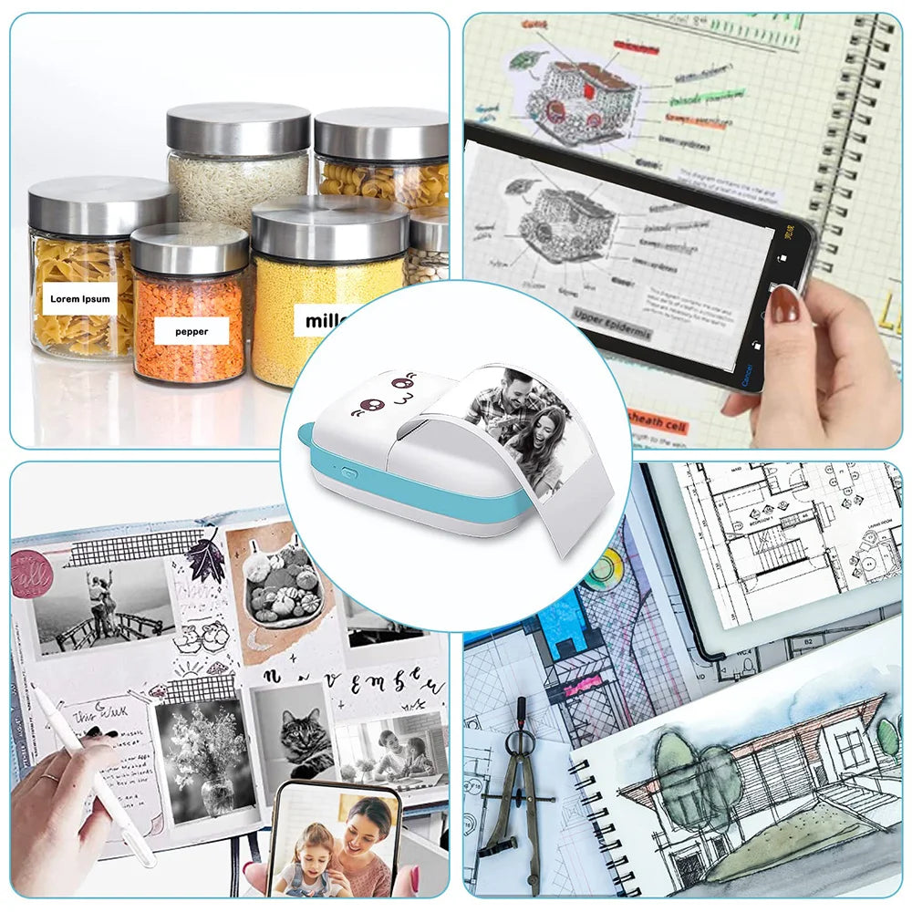 Mini Portable Wireless Smart Printer