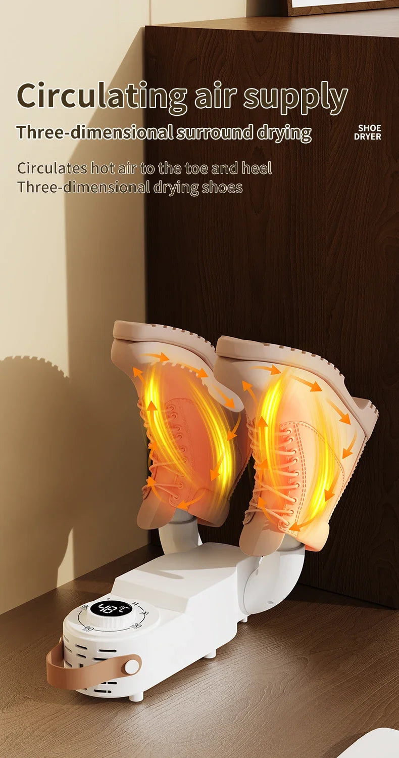 XIAOMI 110V/220V Smart Electric Shoes Dryer Portable Foldable