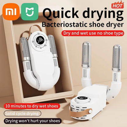 XIAOMI 110V/220V Smart Electric Shoes Dryer Portable Foldable