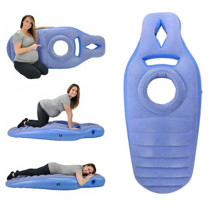 Inflatable Pregnancy Pillow & Yoga Mat – Maternity Sleeping Mattress for Comfort & Support During Pregnancy