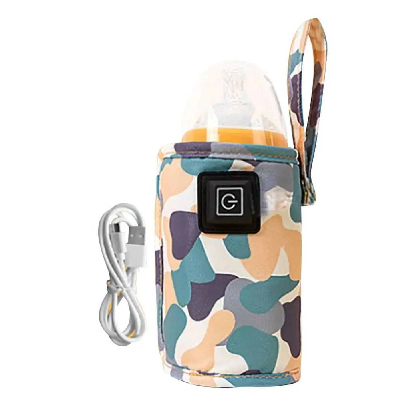 Portable USB Bottle Warmer – Insulated Baby Milk & Water Heater for Travel, Strollers, and Outdoor Use