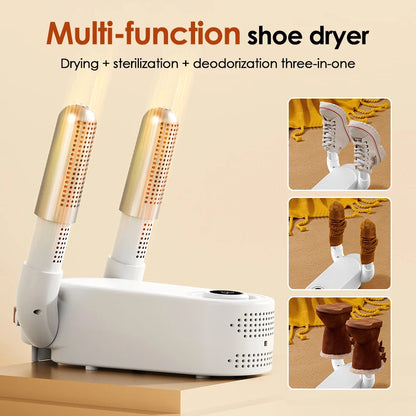 XIAOMI 110V/220V Smart Electric Shoes Dryer Portable Foldable