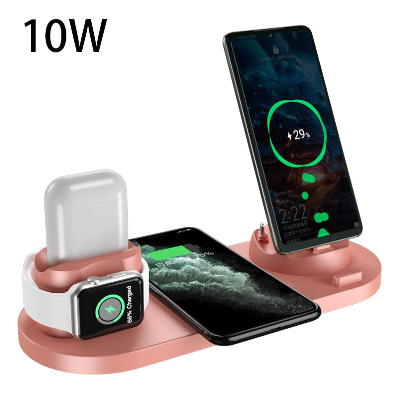 6 In 1 Wireless Fast Charging Dock Station - 1click2pick