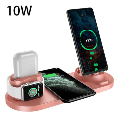 6 In 1 Wireless Fast Charging Dock Station - 1click2pick