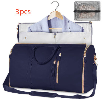 Large-Capacity Travel Duffle Bag – Unisex Foldable Waterproof Handbag & Suit Carrier