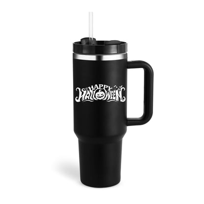 Tumbler With Handle Straw Insulated 40 Oz