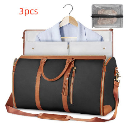 Large-Capacity Travel Duffle Bag – Unisex Foldable Waterproof Handbag & Suit Carrier