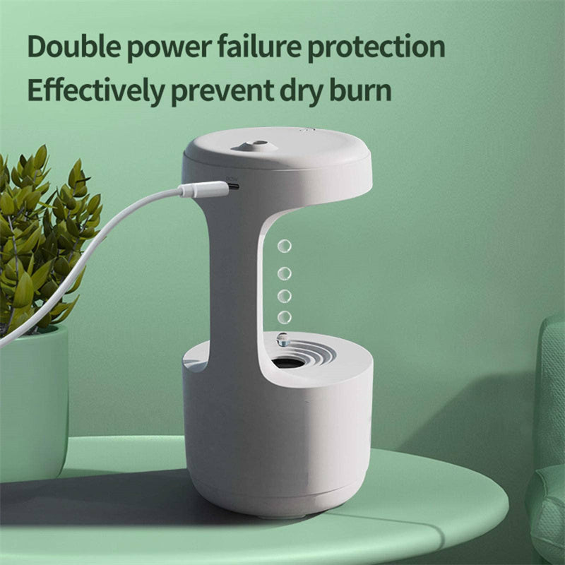 Stylish Anti-Gravity Humidifier With Clock