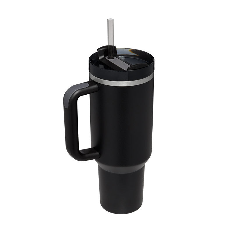 Tumbler With Handle Straw Insulated 40 Oz